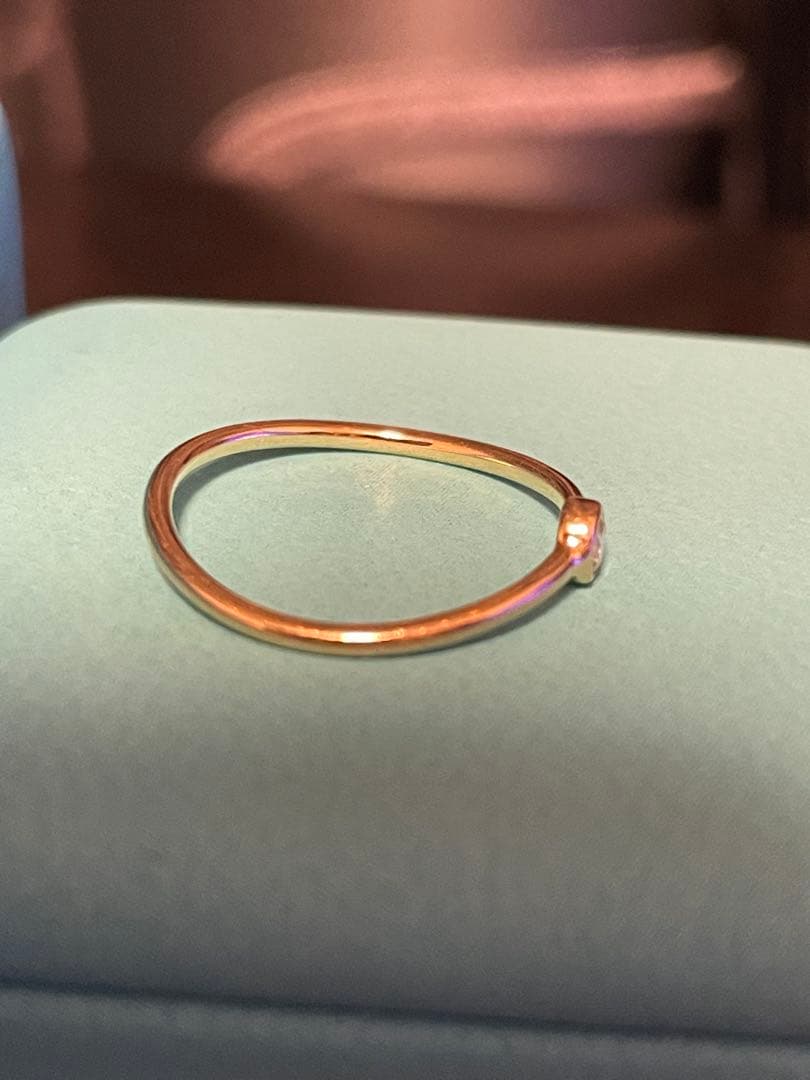 Tiffany&Co. ウェーブシングルロウ 18K ダイヤモンド リング