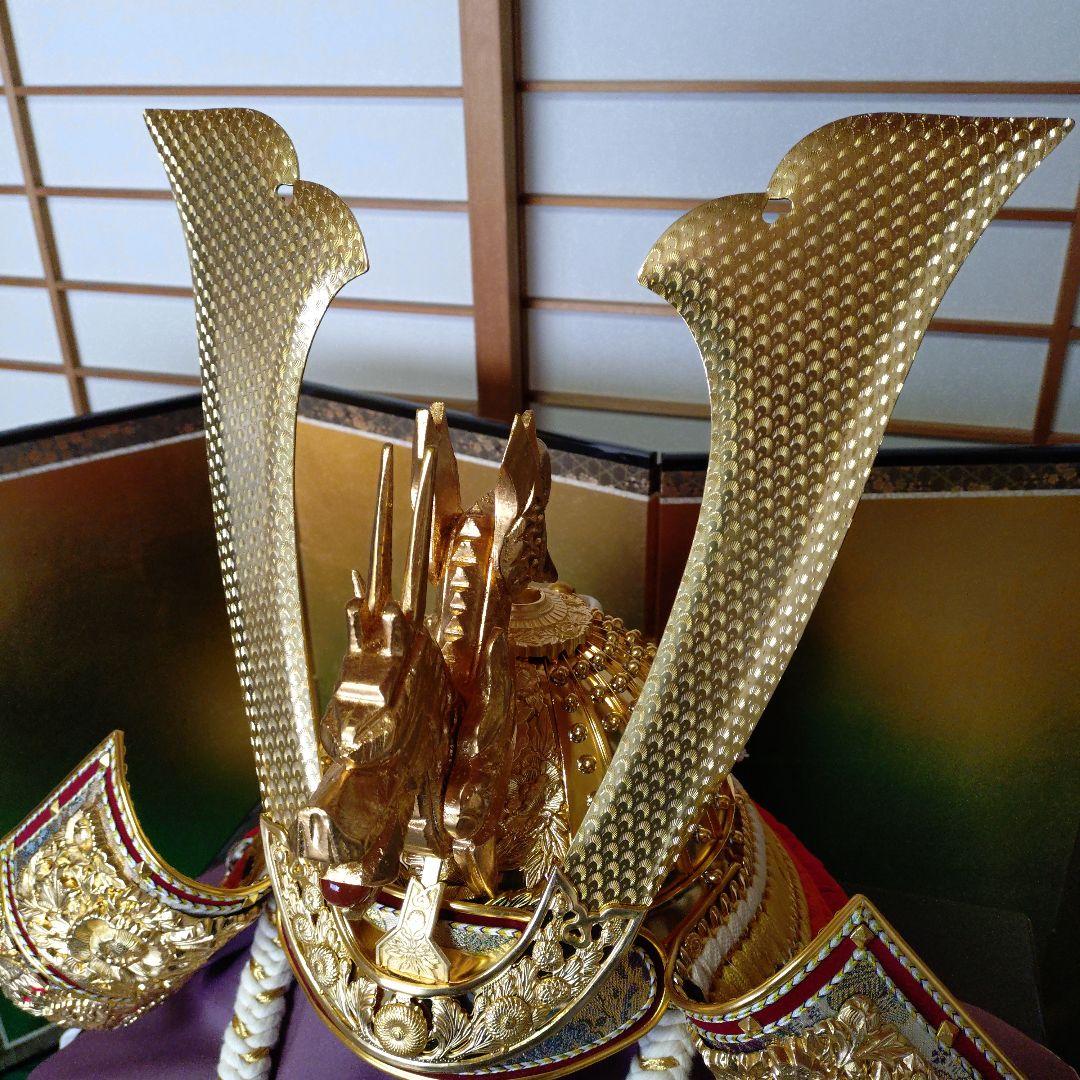 30号　着用兜　輝　豪華な五月人形 兜飾り