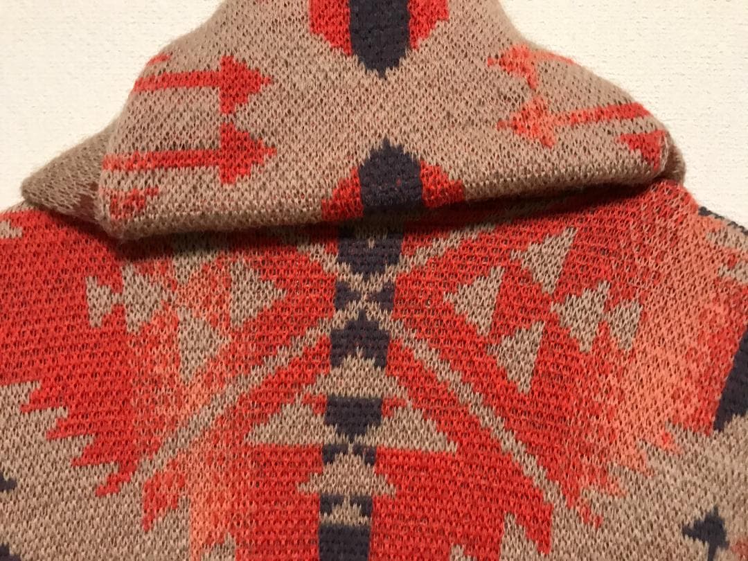 JELADO　ジェラード ラグナ ショールカラー　カーディガン　ネイティブ柄