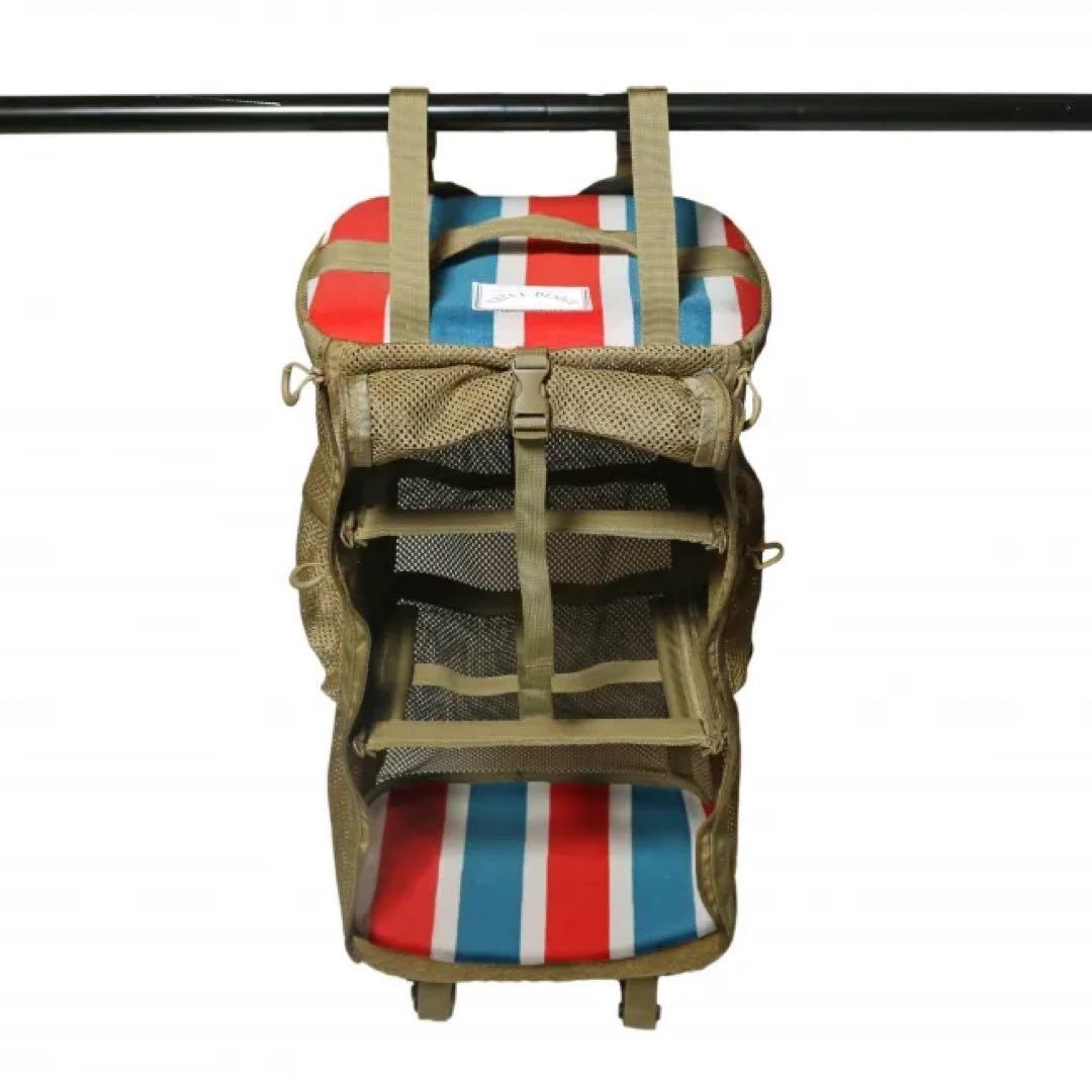 NATALDESIGN FOLDING KAMPING SHELF ストライプ