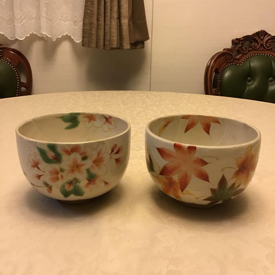 陶あん　清水焼　京焼　さくら、もみじお丼セット❣️