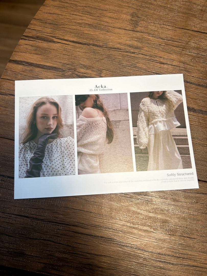 正規品　acka soft mohair knit ホワイト　ニット　モヘヤ