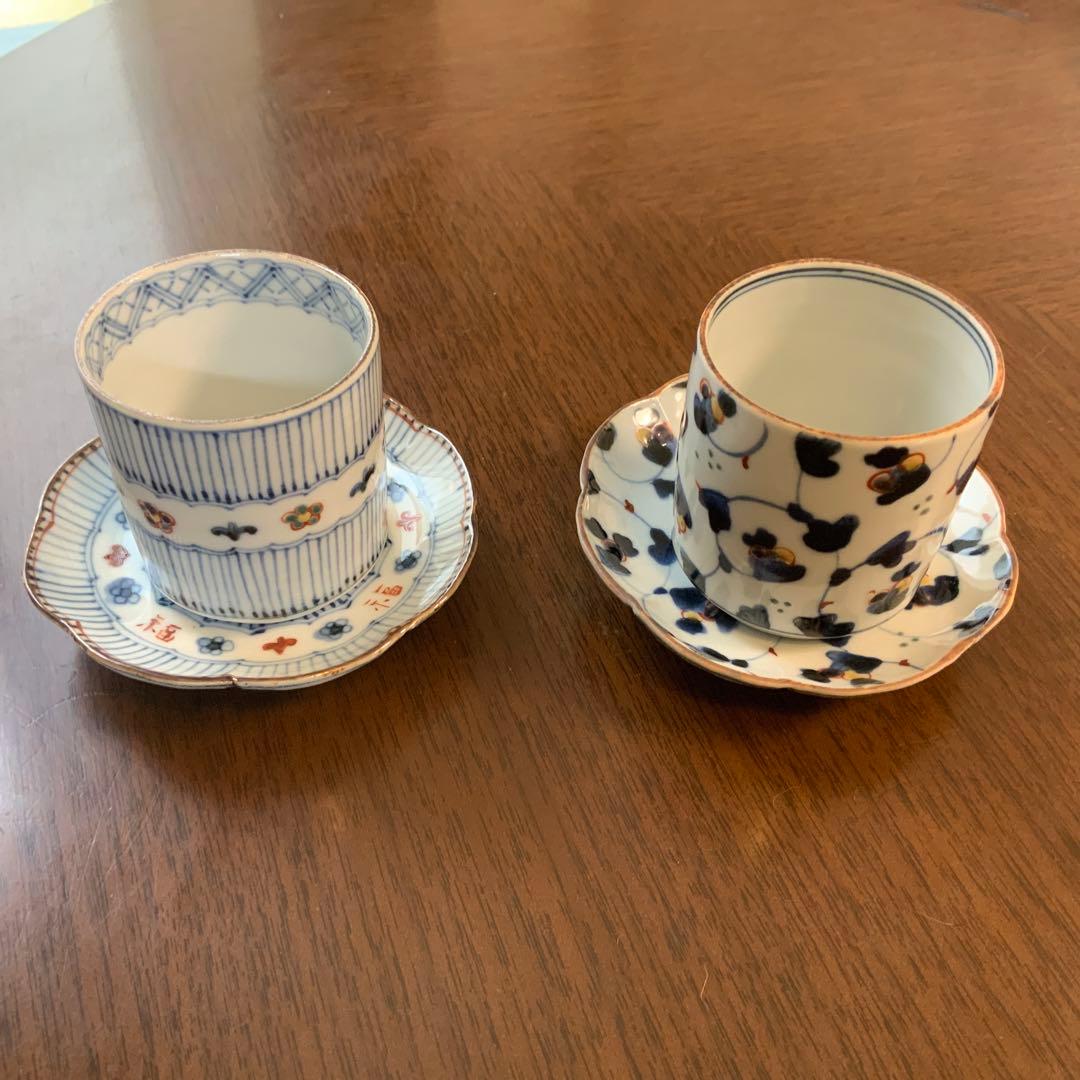 ♦︎美品♦︎ 中荒江道子さん　湯飲みと小皿の4点セット