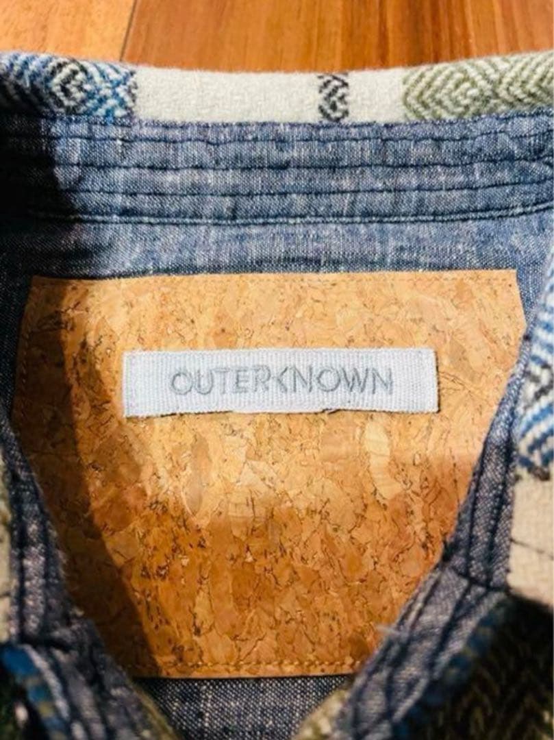 OUTERKNOWN ブランケットシャツ