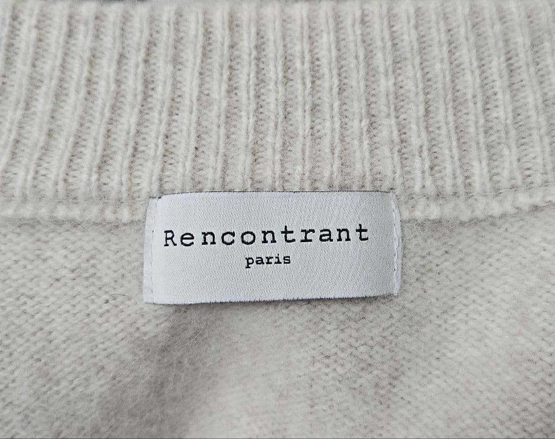 RENCONTRANT フォックスウールカーディガン サイズS