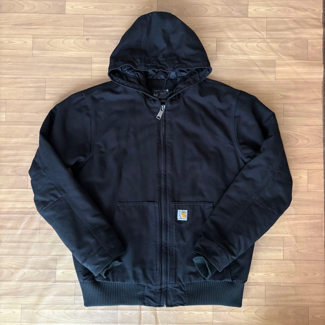 Carhartt アクティブジャケット J130 黒 M ルーズフィット