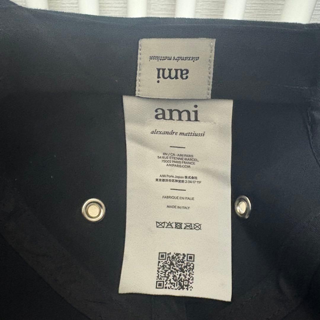 【AT】Ami Paris アミパリス アミパリ キャップ 黒