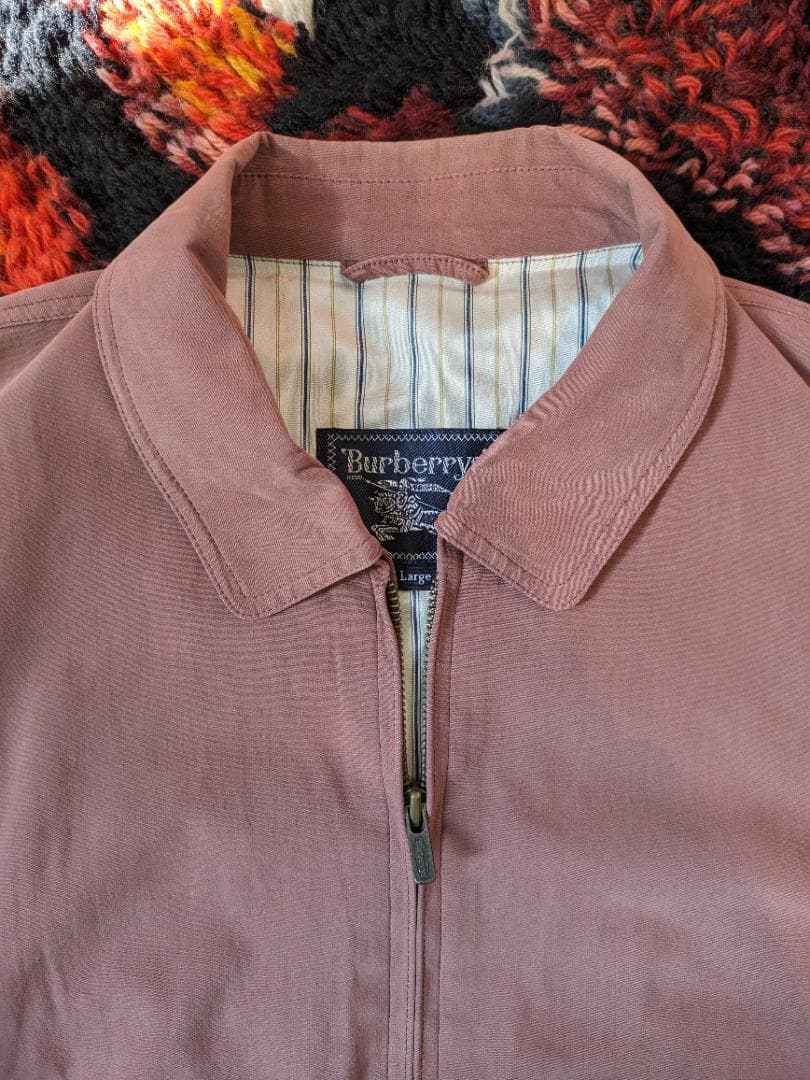 80s BURBERRY スイングトップ ブルゾン ジャケット L