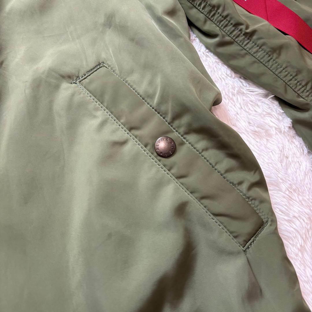 ALPHA MA-1 フライトジャケット オリーブ XL 薄手