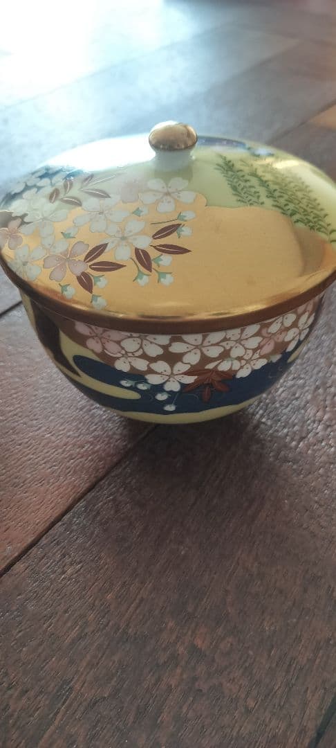 羽柴正和　宮中の花歳時記　高級　煎茶碗 蓋付茶呑 6客揃