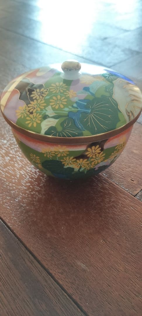羽柴正和　宮中の花歳時記　高級　煎茶碗 蓋付茶呑 6客揃