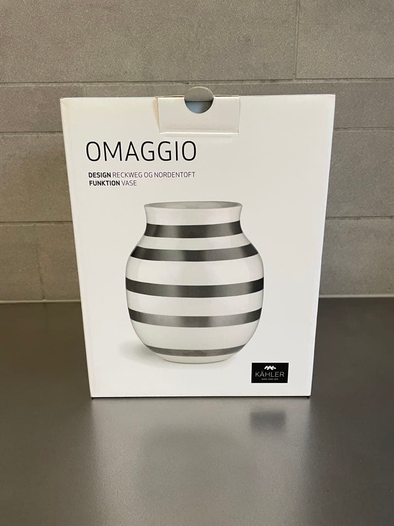 KAHLER ケーラー　オマジオフラワーベース　Ｍサイズ　花瓶