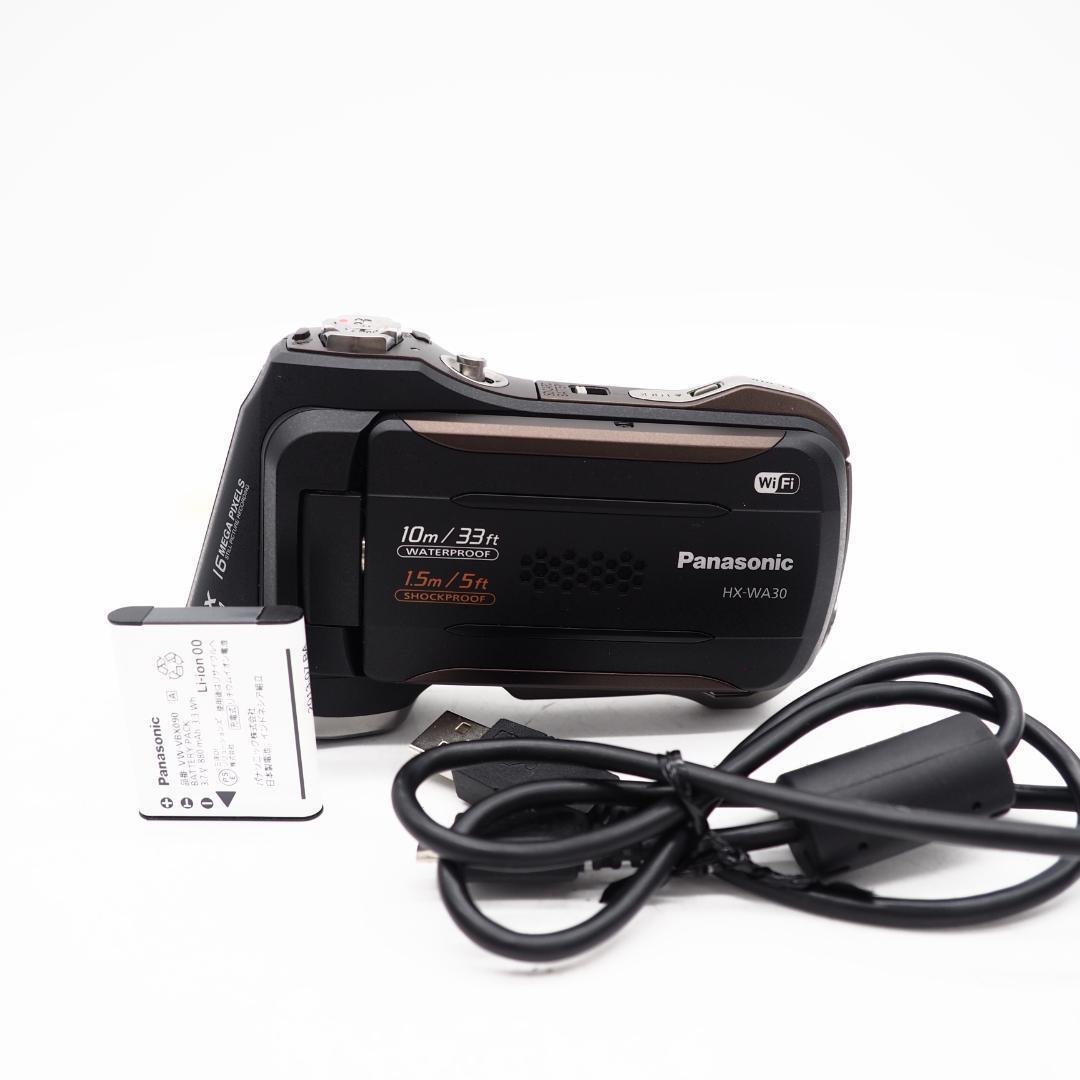Panasonic デジタルムービーカメラ 防水&タフ設計 HX-WA30-B
