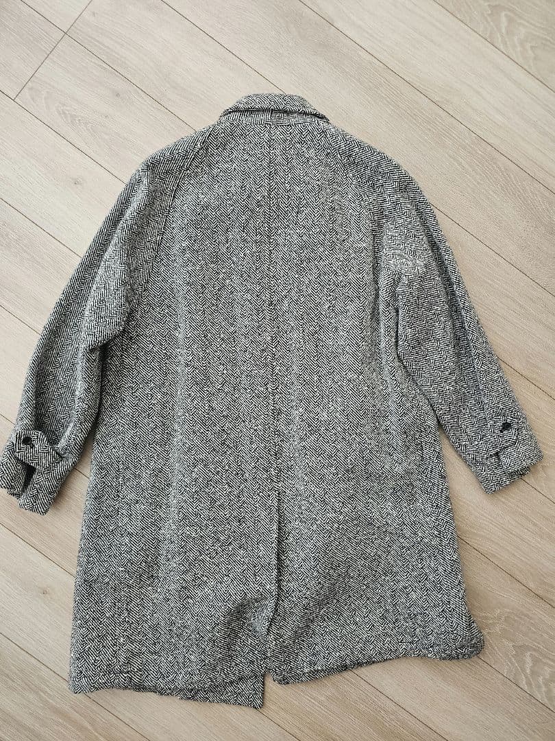 【最終価格】AUBERGEヘリンボーン ステンカラーコート