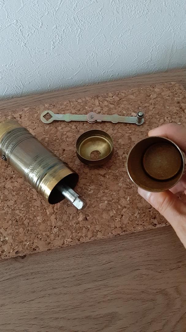 エスプレッソ用コーヒーミル　 グラインダー　真鍮製　トルコ製
