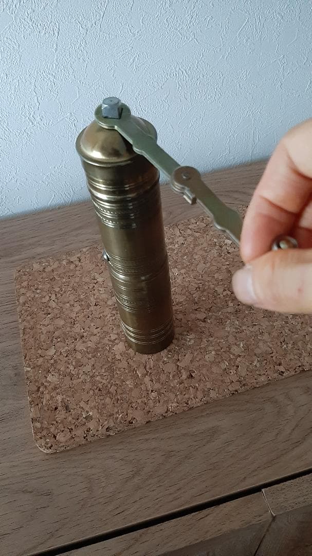 エスプレッソ用コーヒーミル　 グラインダー　真鍮製　トルコ製