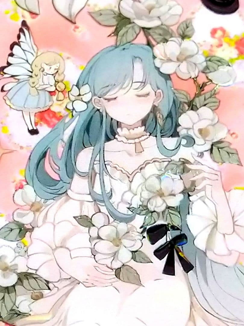 ✩のこり２✩J968＃花间精灵(贝壳光)迷雾切り売り海外人物マステ女の子