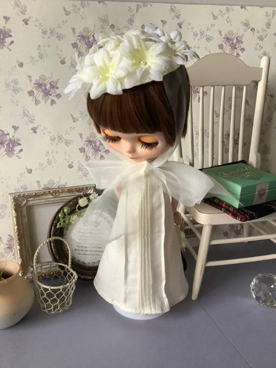 一点物　ドール　帽子　ヘッドドレス　ブライスサイズ　  28