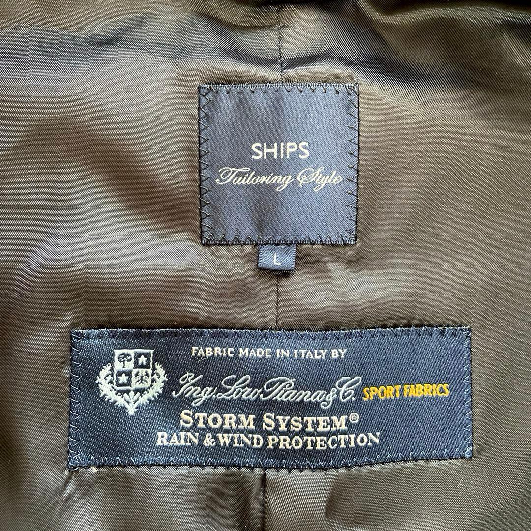 【美品】高級ロロピアーナ　SHIPS トレンチコート　Ｌ