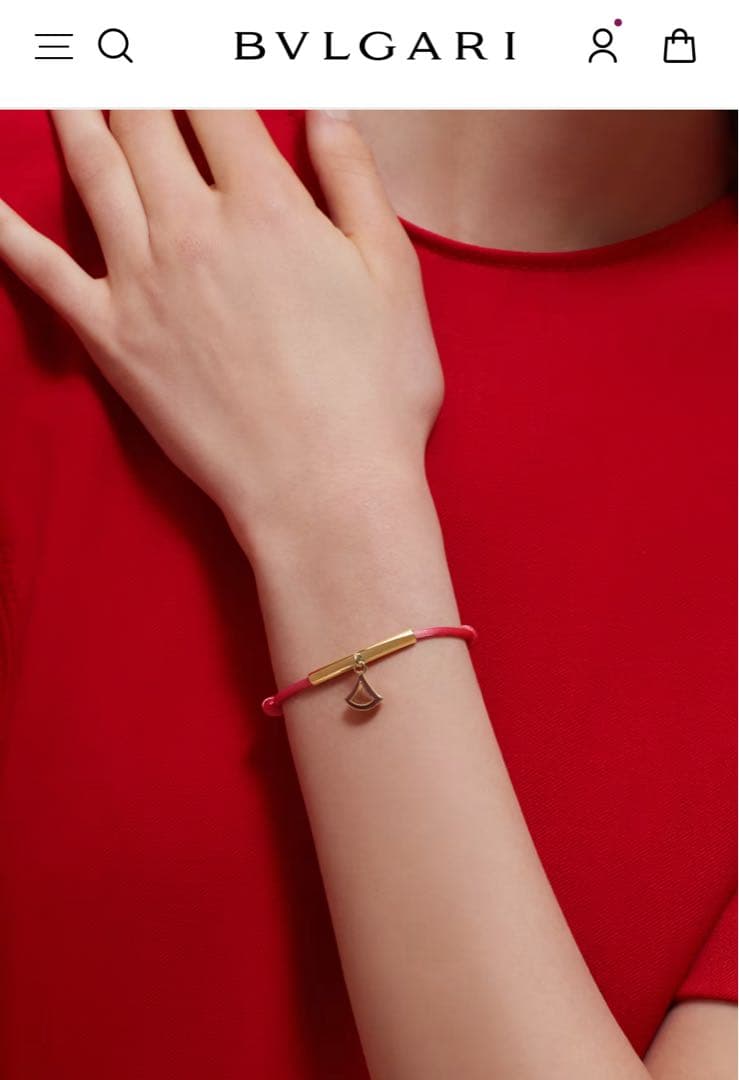 BVLGARI ブレスレット　ディーヴァ　ドリー ム ブラック ゴールド