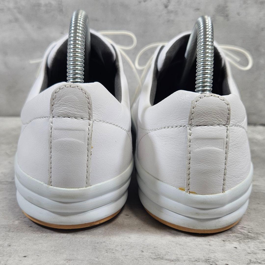 美品 CAMPER HOOPS スニーカー ホワイトレザー 39(25cm)