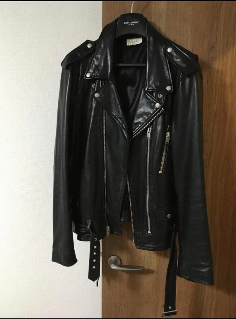 【サンローランL01好きの方】ライダースジャケット　XL相当