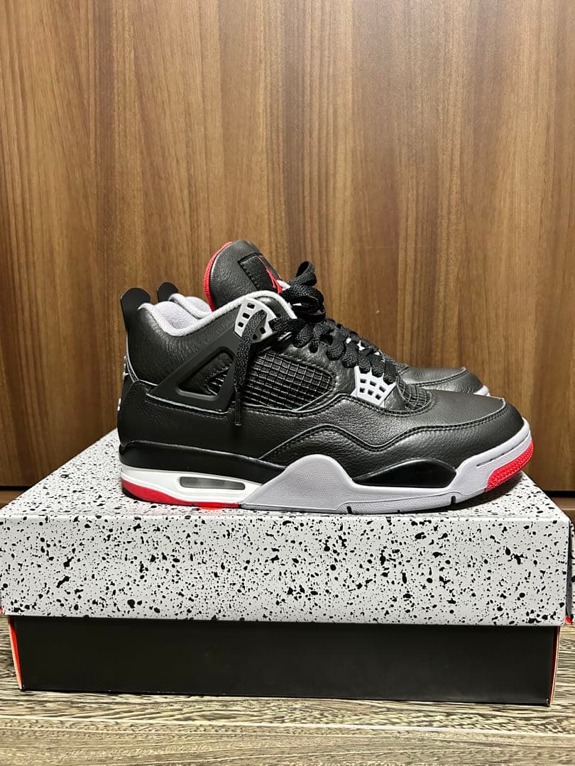 靴 Nike Air Jordan 4 Retro Bred Reimagined