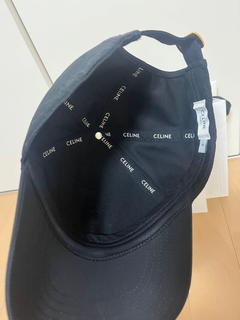 セリーヌ♡CELINE♡キャップ♡ブラック♡M