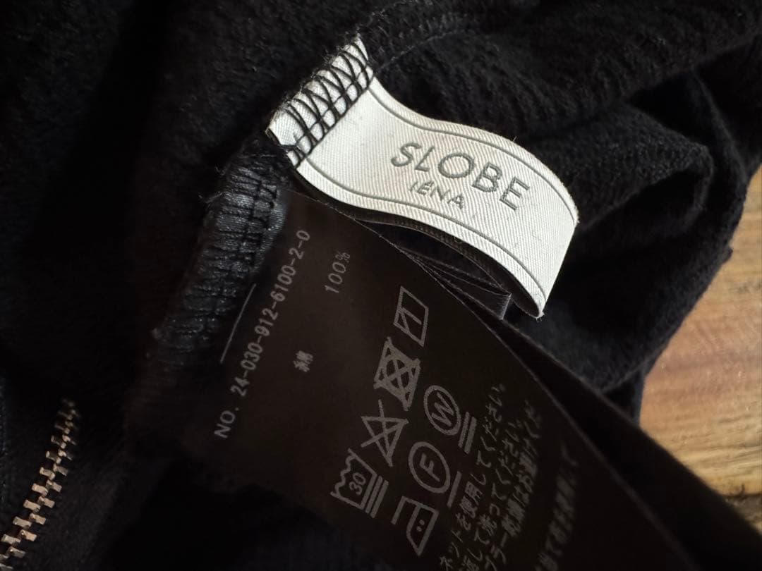SLOBE IENA＊24ss完売コットンクレーターオールインワン黒36