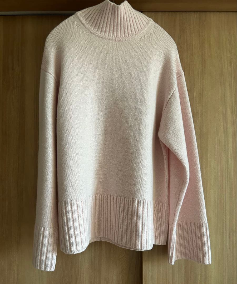 Curensology ベビーピンク タートルネックニット FREEサイズ