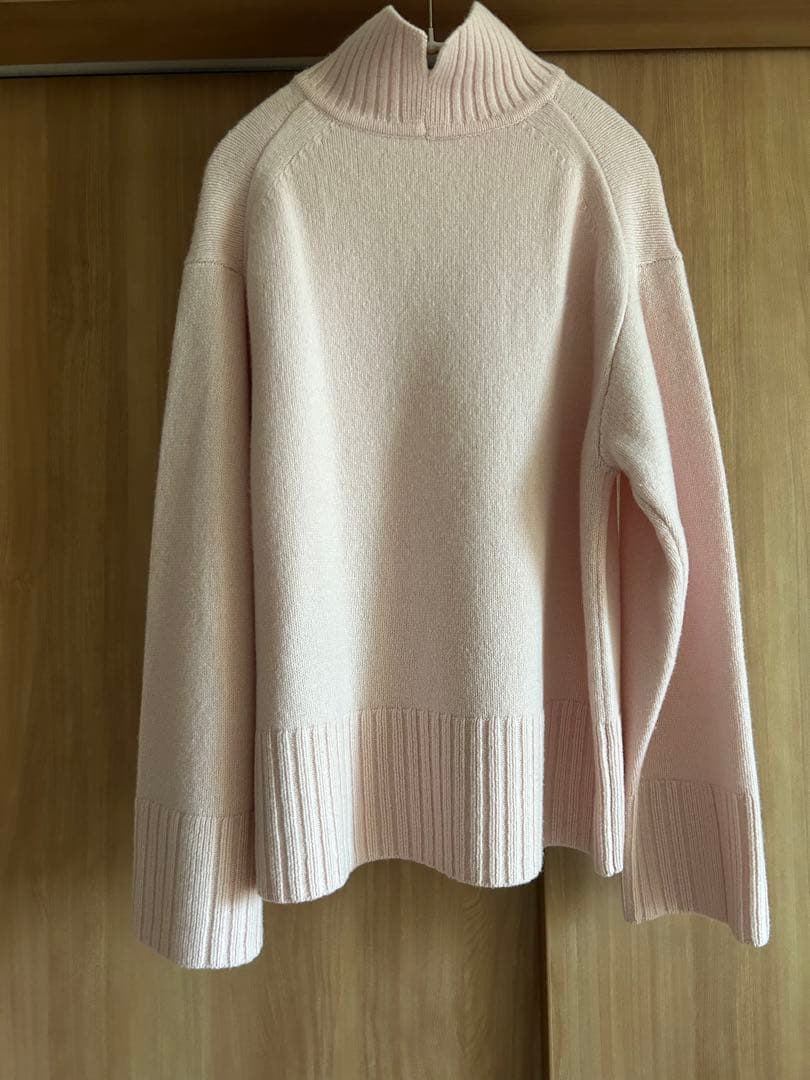Curensology ベビーピンク タートルネックニット FREEサイズ