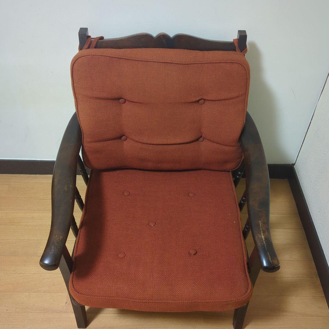 北海道民芸家具　1Pソファ