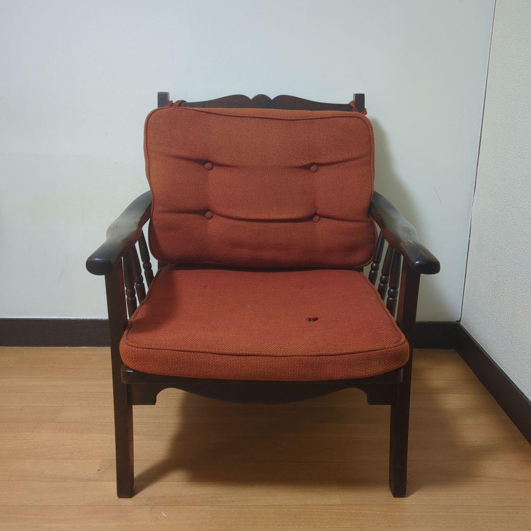 北海道民芸家具　1Pソファ