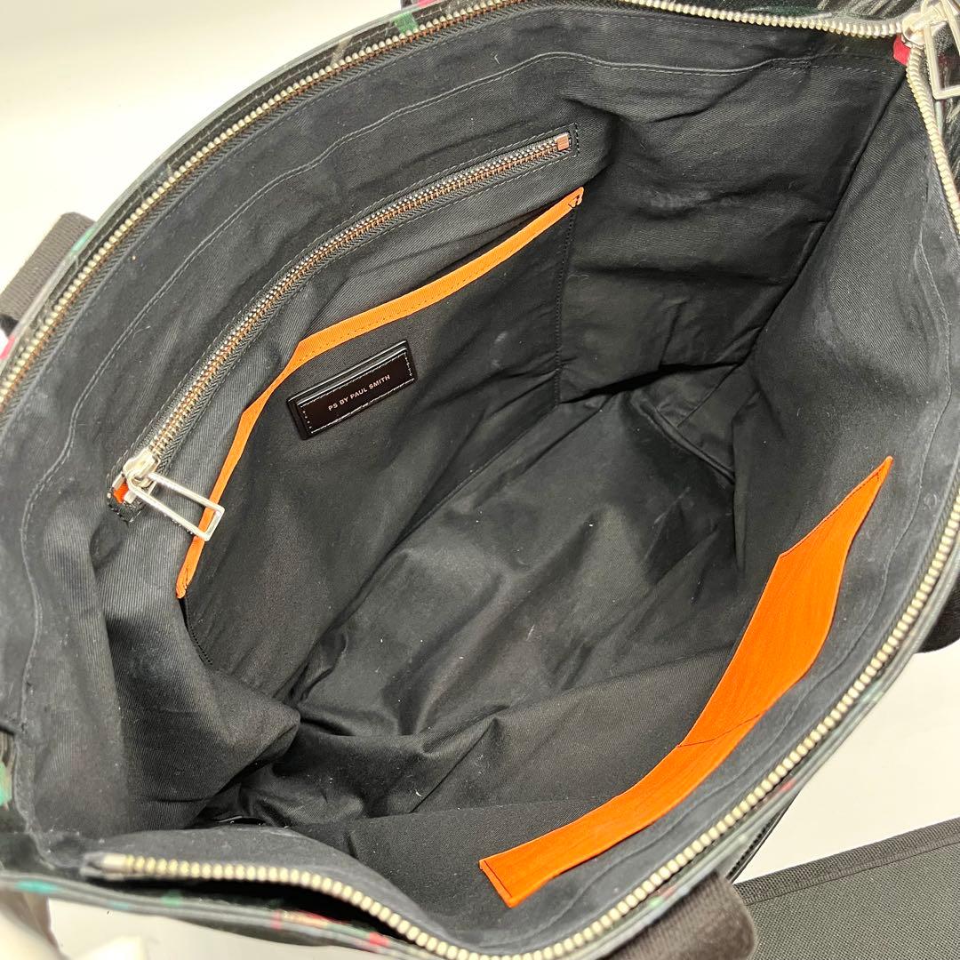 Paul Smith トロピカルバード 黒 トートバッグ