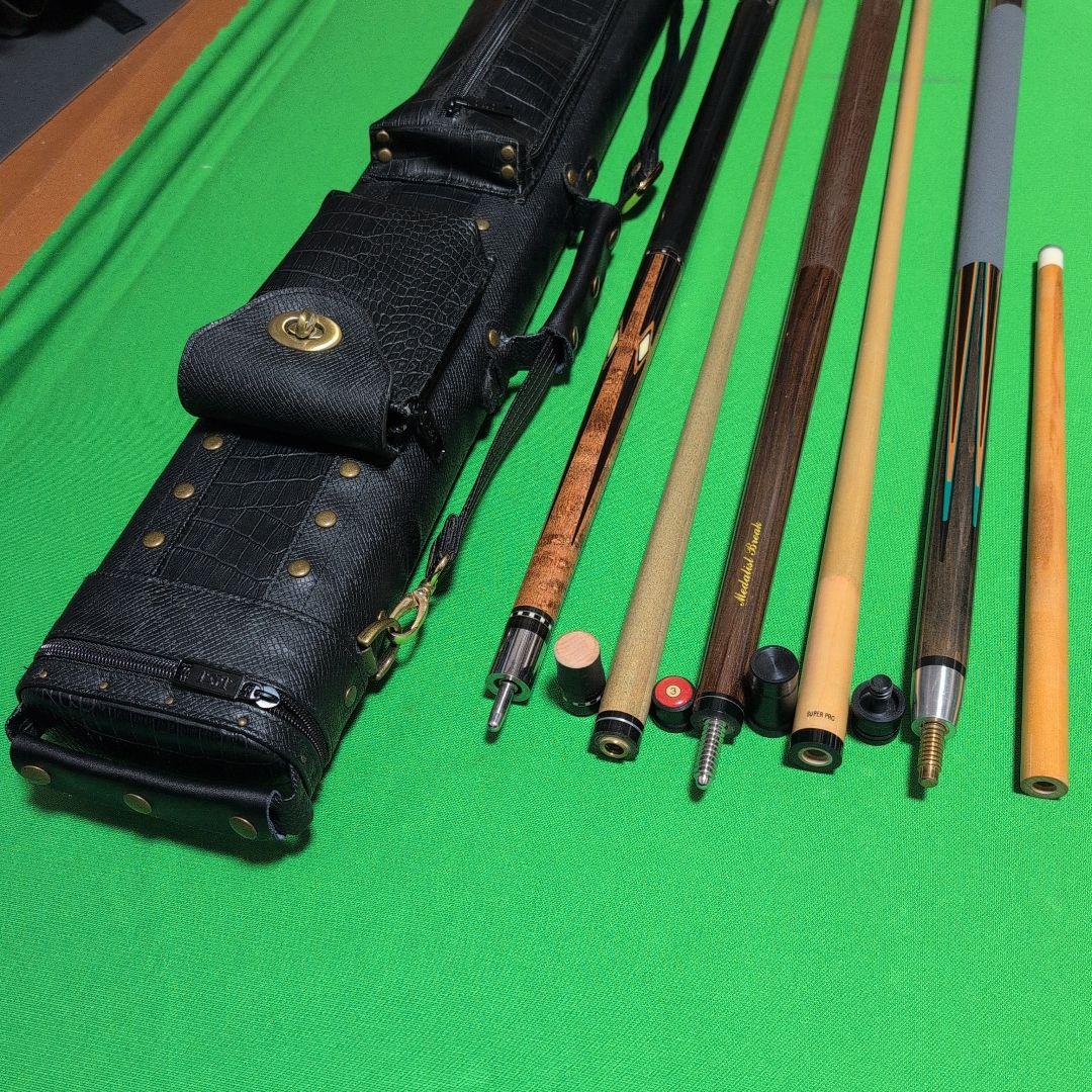ビリヤードキュー、ケースセット