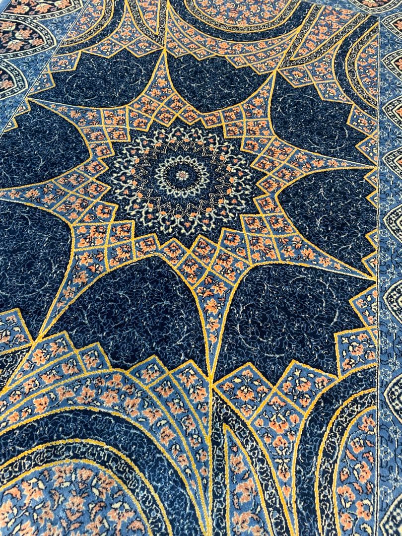 機械織りペルシャ絨毯 60×90