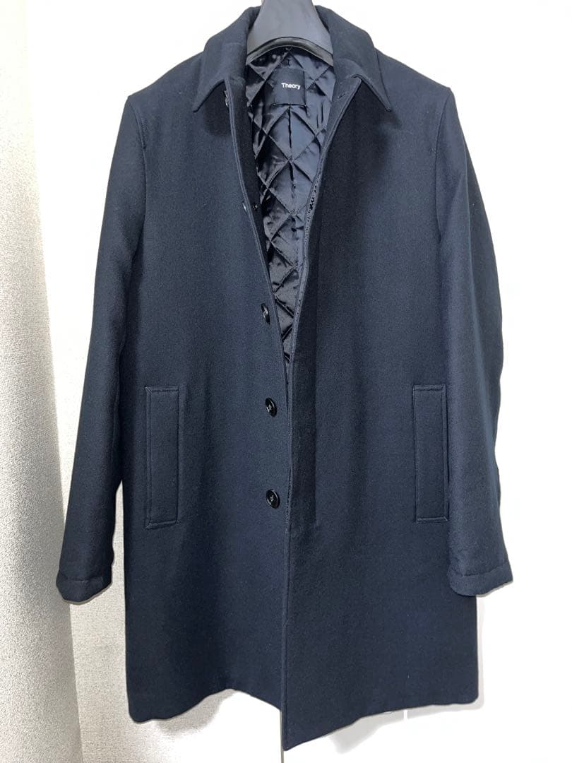 最終値 Theory セオリー DOUBLE FLANNEL ステンカラーコート