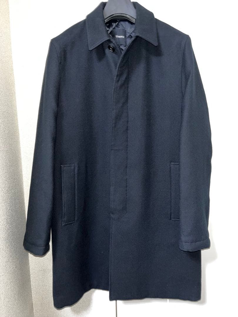 最終値 Theory セオリー DOUBLE FLANNEL ステンカラーコート