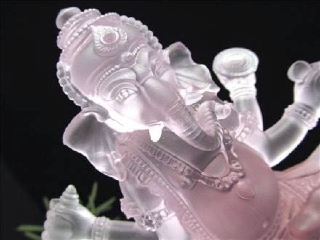 ピンクガネーシャ神★夢の実現を助ける★あらゆる障害を除去して成功に導く守り神★