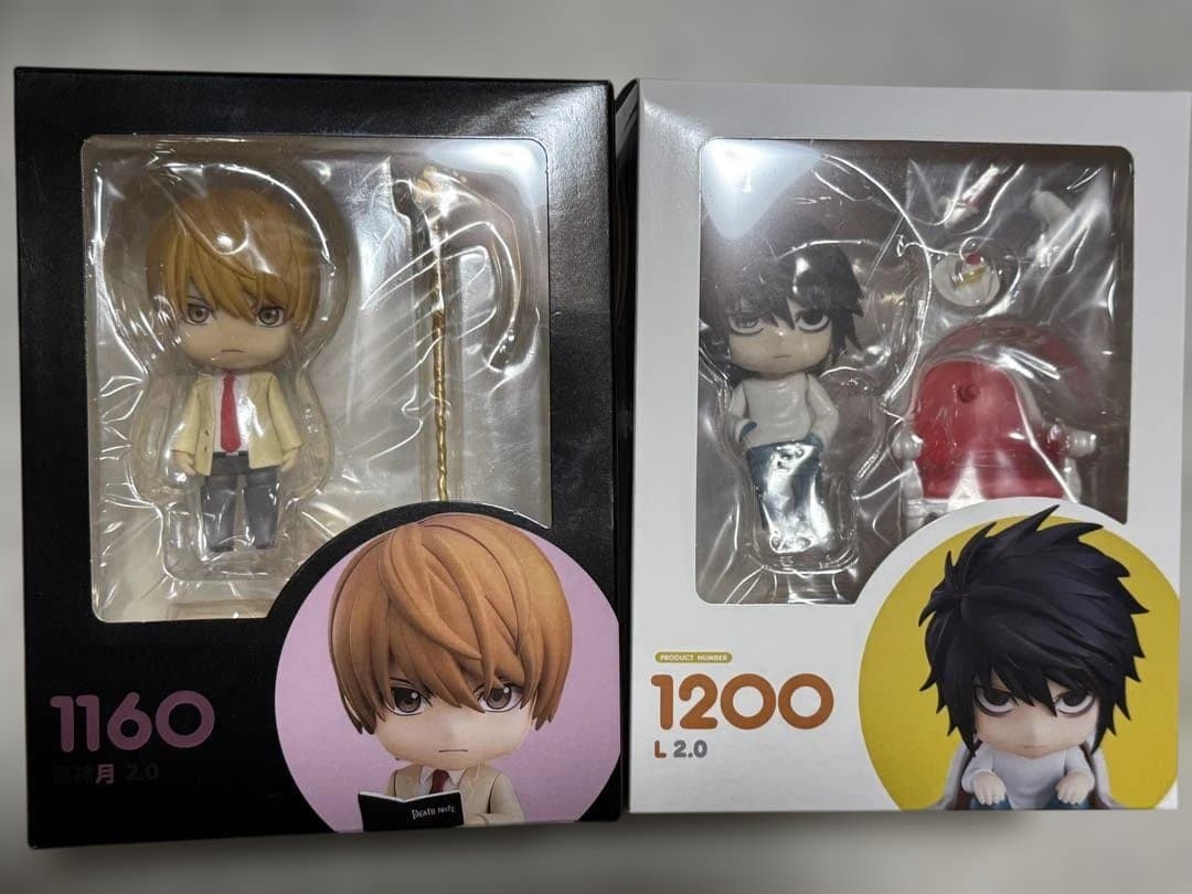 ねんどろいど　DEATH NOTE 夜神月 L 2.0 2体セット
