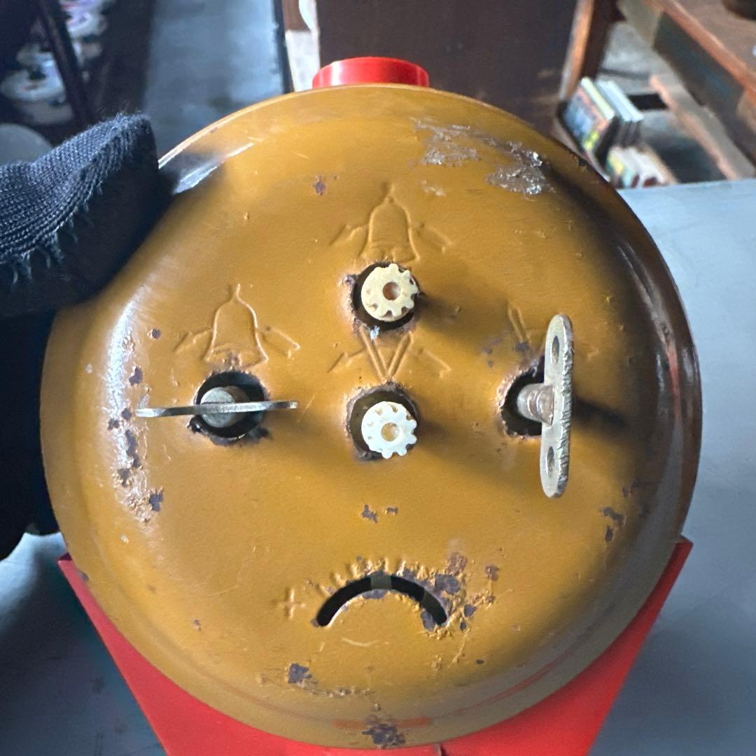 旧ソビエト　ゼンマイ置時計2個　ヴィンテージ実働品　レトロポップ　ペアウォッチ