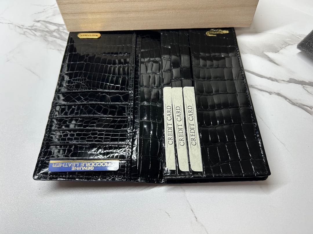 RODANIA ロダニア　シャイニークロコダイル　長財布　無双
