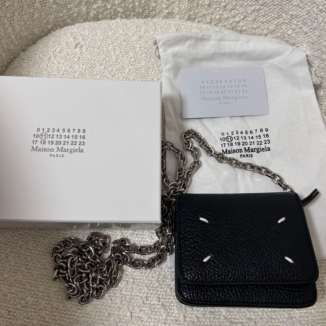 Maison Margiela 二つ折り財布 黒