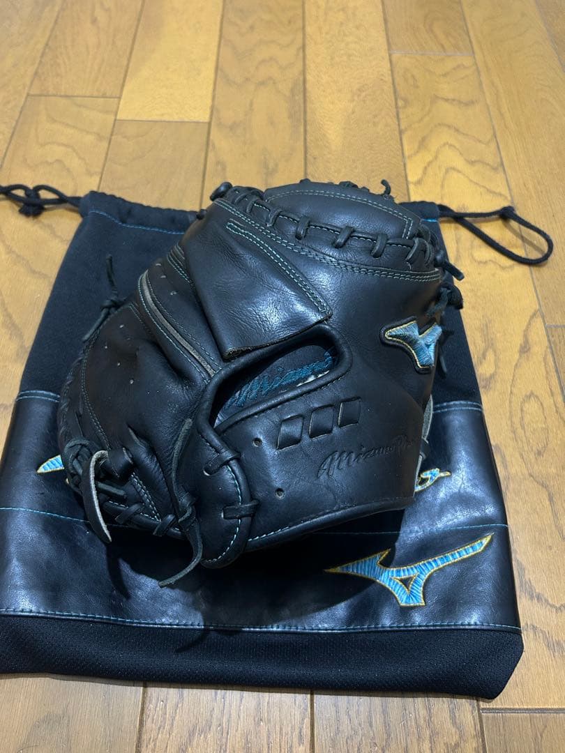 Mizuno Pro 軟式用キャッチャーミット ダイバーシティブルー