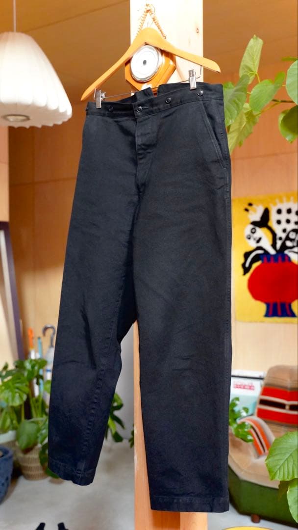 26ss comoli セットアップ デニムジップジャケット オーバーパンツ