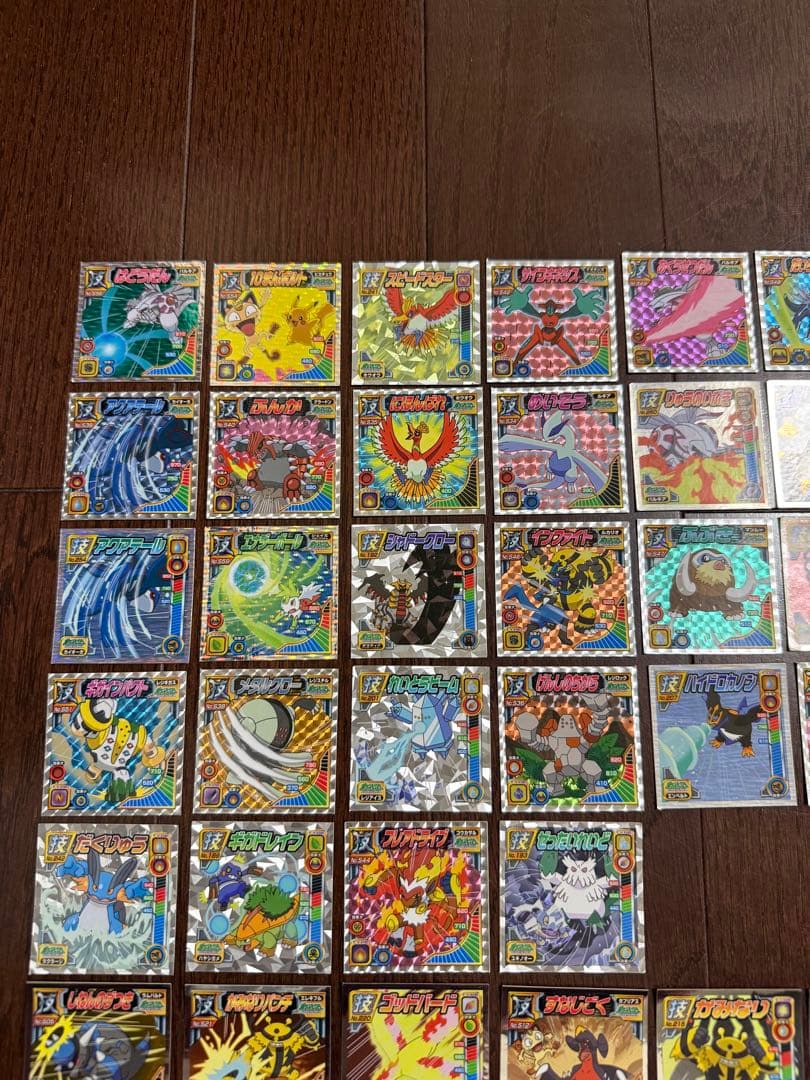ポケモン列伝シール技激レアのみ79枚+おまけ 激レア選別　コレクション