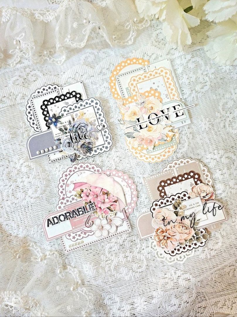 コラージュ素材　紙もの　素材紙　【2301】