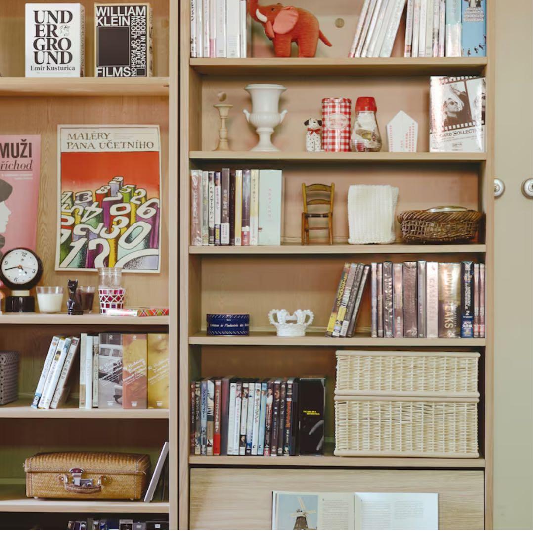 へんちゃん　無印良品　組み合わせて使える木製収納ハイタイプ