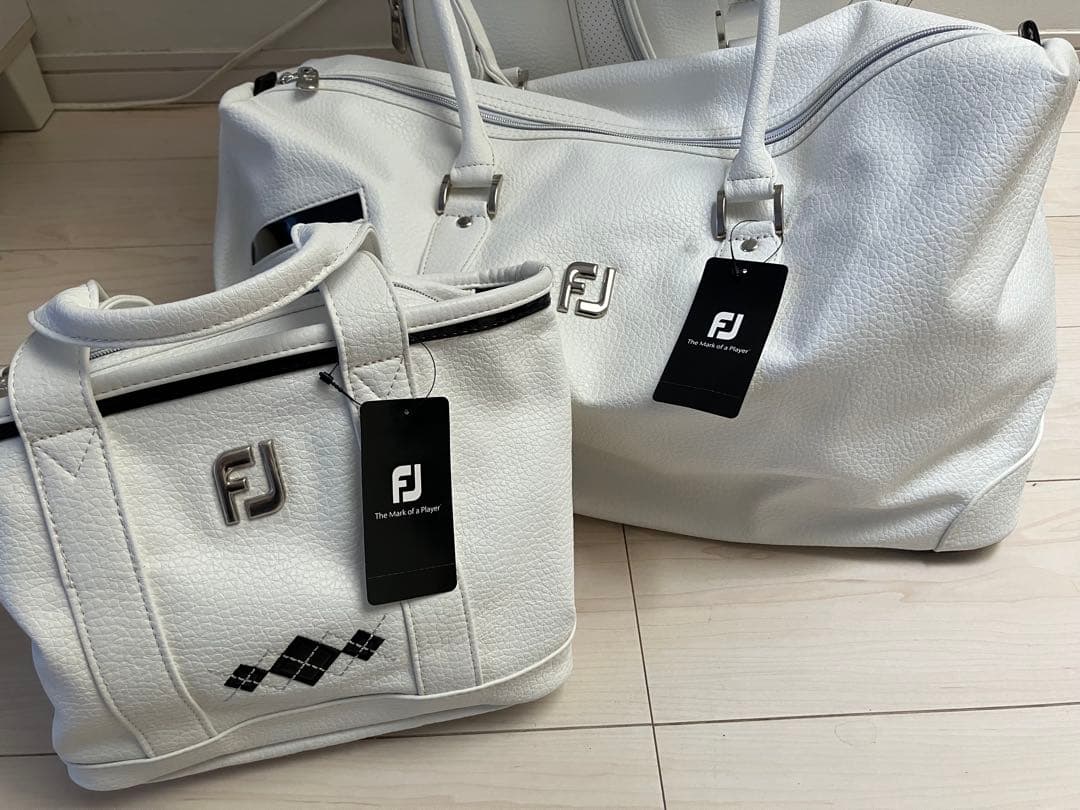 新品✳︎FJ✳︎フットジョイアーガイルキャディバッグ、ボストン、トート3点セット♡
