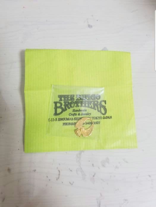 ビンゴブラザーズ　ゴールド　ピアス　左耳用　イーグルタイプ　24k